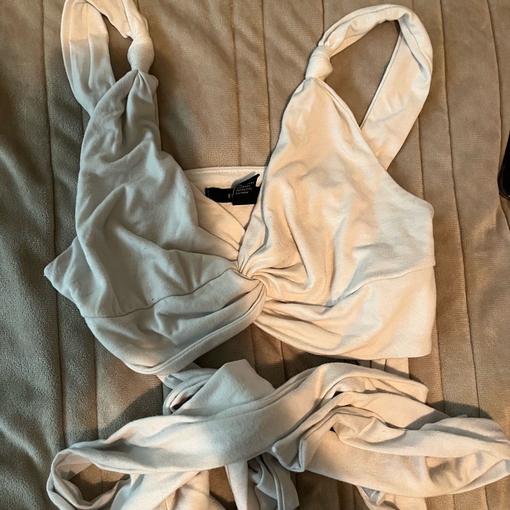 White going out top